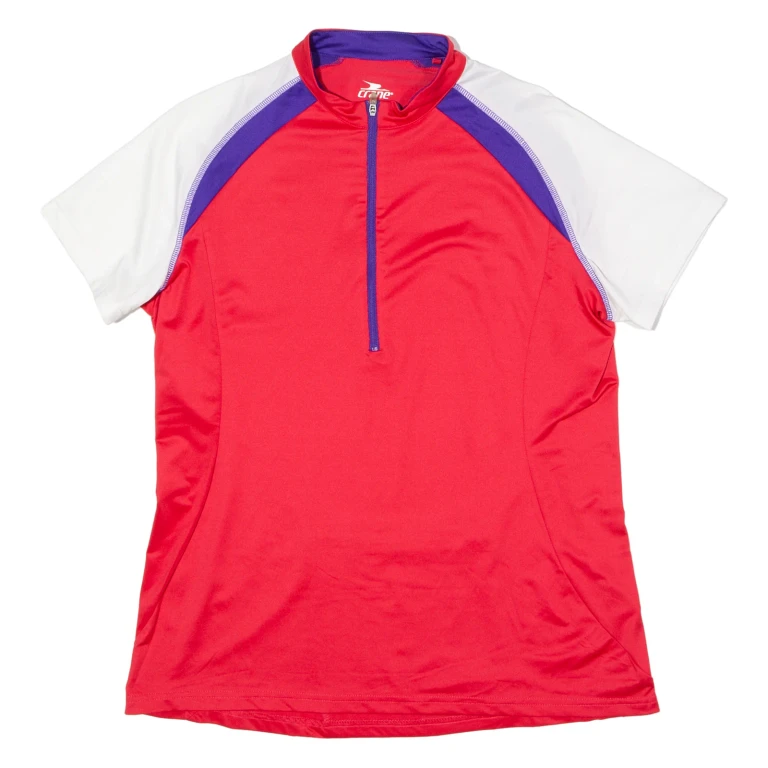 CRANE Cycling Mens Jersey Red 1/2 Zip XL