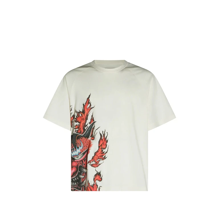 Graphic-print Raglan-sleeve T-shirt
