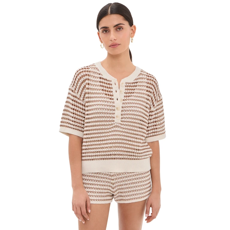 Z Supply Kylo Striped Sweater Taro XS