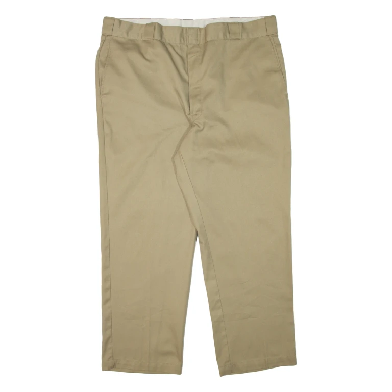 DICKIES 874 Workwear Mens Trousers Beige Regular Straight W40 L28
