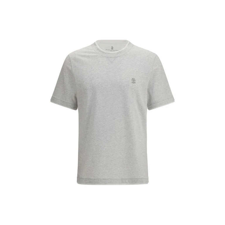T-shirt in cotone grigio