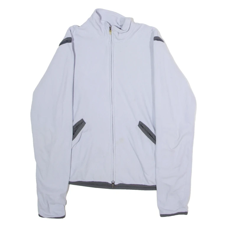 NIKE Womens Fleece Jacket Blue L