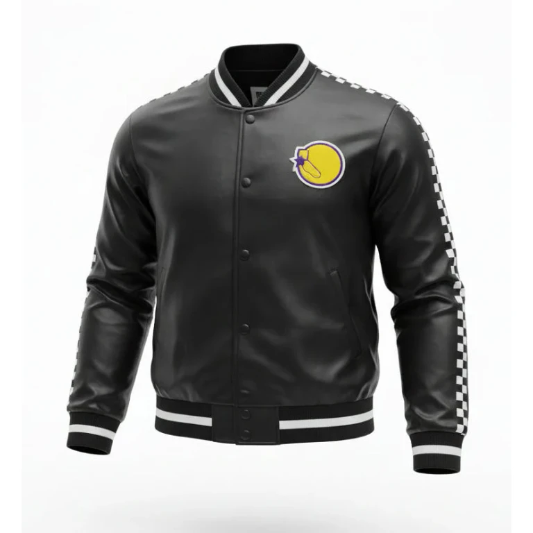 Men's NBA Golden State Warriors Checker Satin Jacket