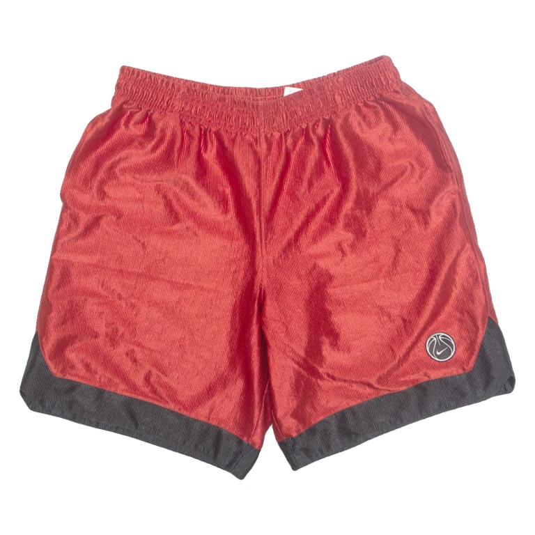 NIKE Mens Sports Shorts Red Relaxed 90s XL W34