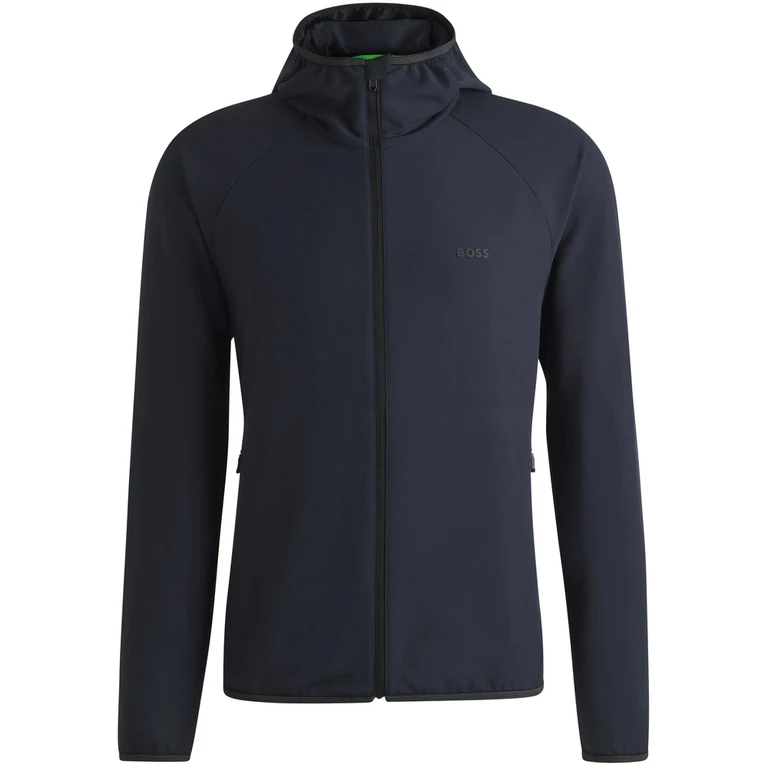 Boss Hooded Zip-up Jacket