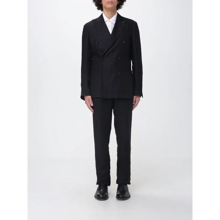 Double-Breasted Linen Blend Dress (PA6303ECN64404999)
