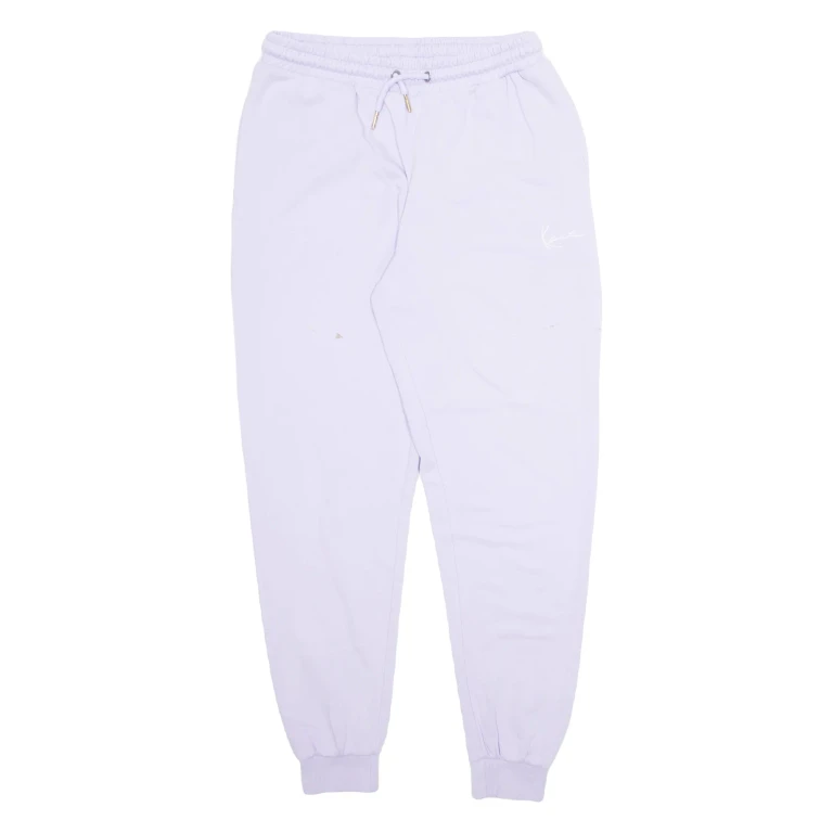 KARL KANI Womens Joggers Purple Tapered M W28 L30