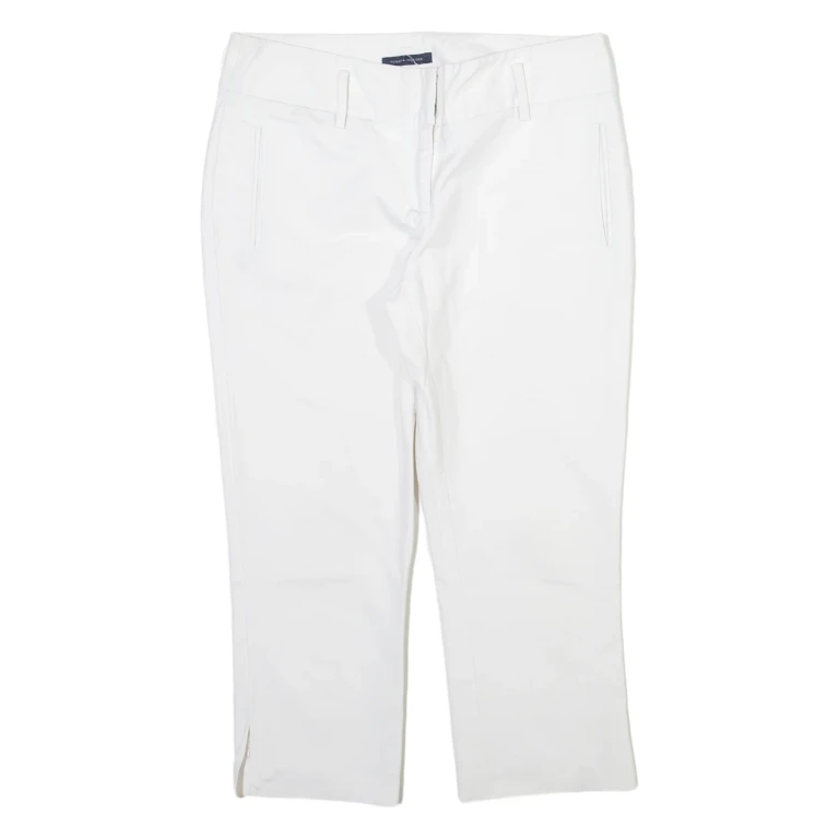 TOMMY HILFIGER Three Quarters Womens Casual Shorts White Slim M W30