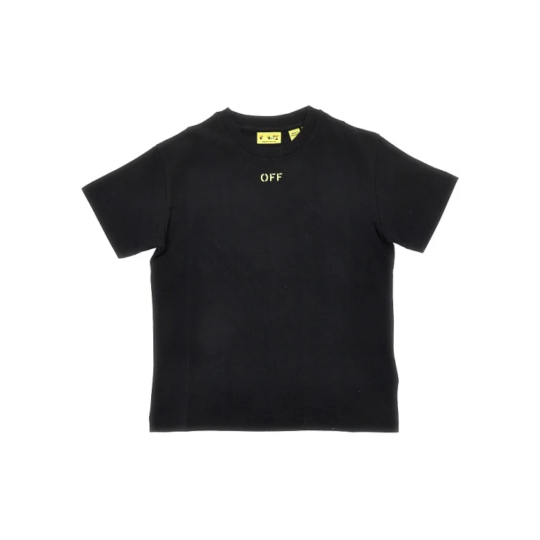 OFF WHITE 'Diag' print T-shirt Kids 4Y
