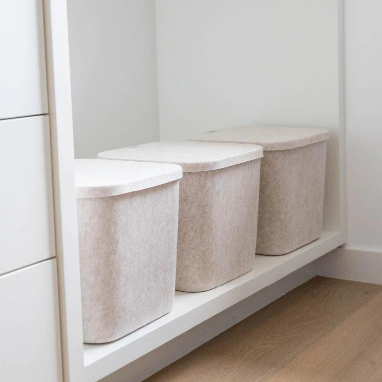 The Sculpted Bin - Original with Lid Set of 3