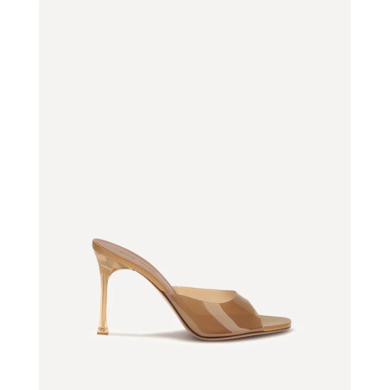 AMINA MUADDI Alexa Glass Mules Sandals Female 38