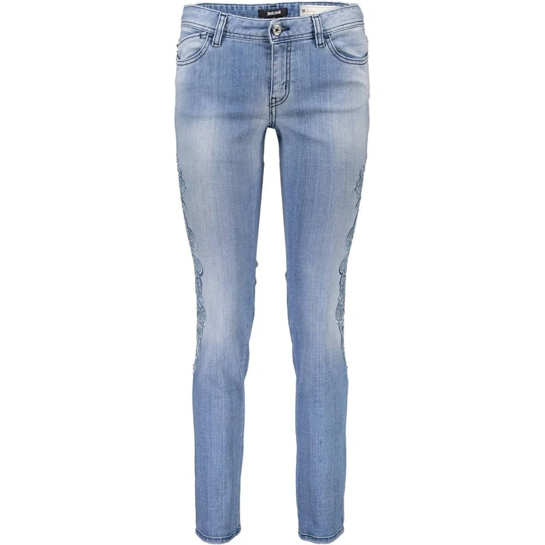 Just Cavalli Azzurro Cotton Women Jeans Blue Clothing - Women