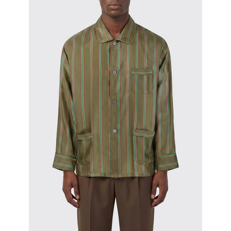 Shirt Men color Green (865775Y2N331386)
