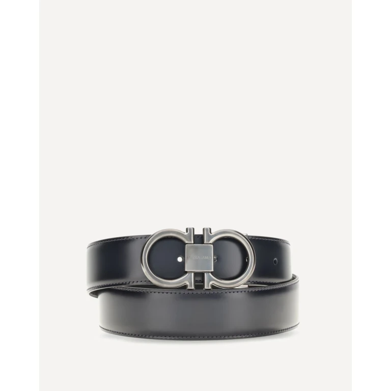 Reversible and adjustable Gancini Belt Male 95