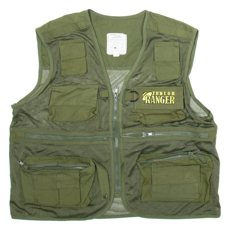 JUNIOR RANGER Utility Mens Gilet Green S