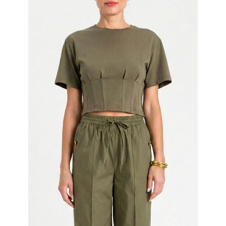 T-Shirt Woman color Green (261TT244000914)