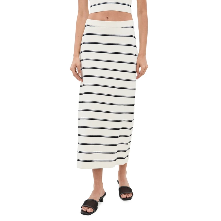LSPACE Ravello Skirt Mykonos Stripe L