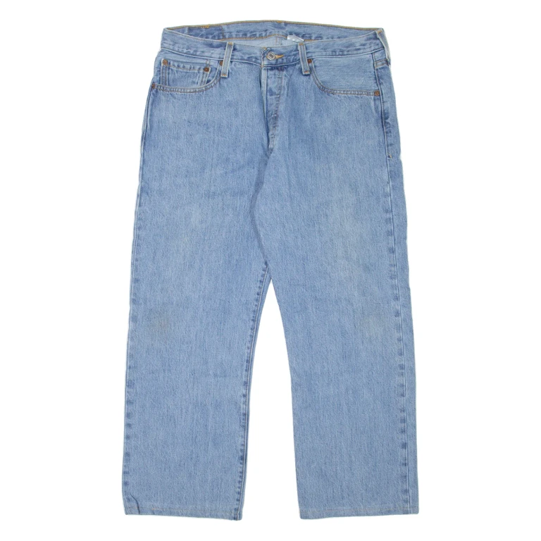 LEVI'S 501 Jeans Mens Blue Regular Straight W34 L26