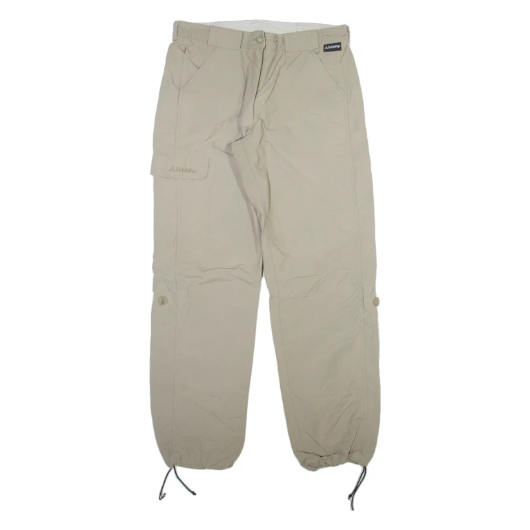 SCHOFFEL Womens Trousers Beige Relaxed Tapered W30 L30