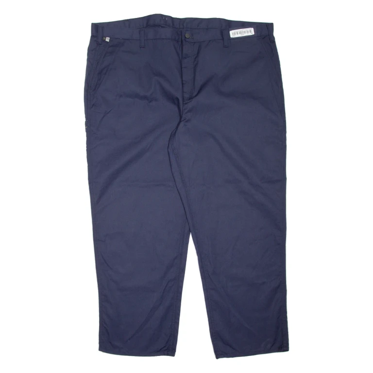 CARHARTT Workwear Mens Trousers Blue Relaxed Tapered W50 L32