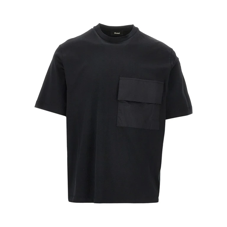 HERNO LAMINAR Boxy Fit T-shirt with nylon pocket Man S
