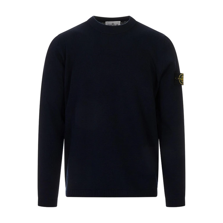 Stone Island Pull Col Rond - Bleu (S155100023S01B2V0020)