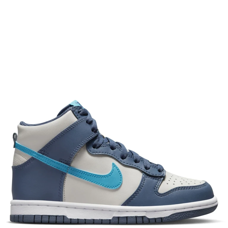 Youth Dunk High 'Light Bone Diffused Blue' Gs Sneakers