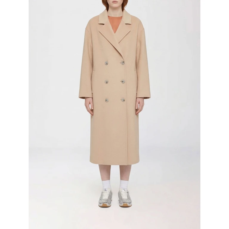 LOULOU DE SAISON Coat Woman color Cream (BORNEOLDSCREAMROSE)