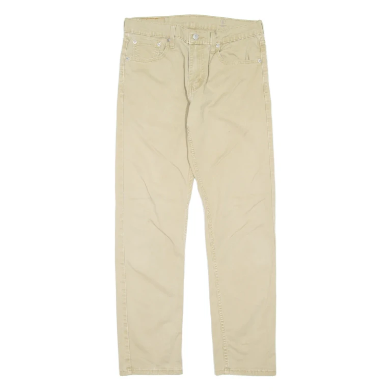 LEVI'S Mens Trousers Beige Regular Straight W30 L32