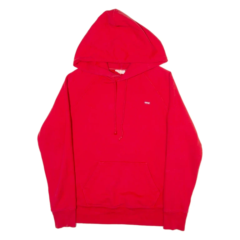 LEVI'S Mens Red Hoodie S