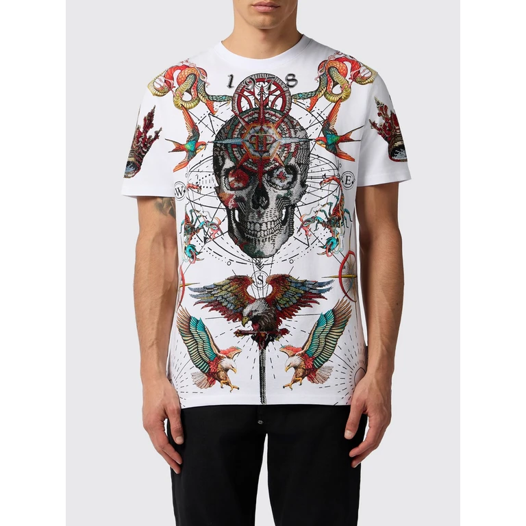 T-Shirt Men color White (SAFCMTK8852PJY002N01)