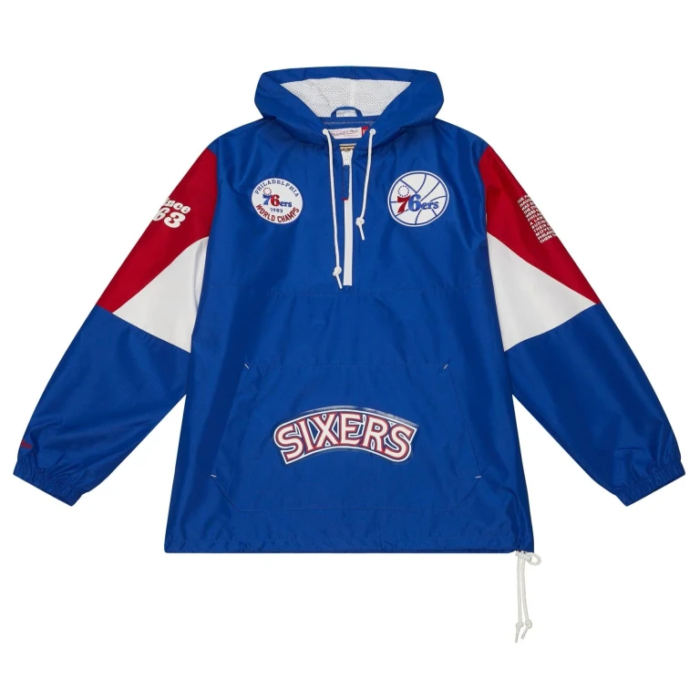 Men's NBA Team Origins Pullover Anorak 76Ers