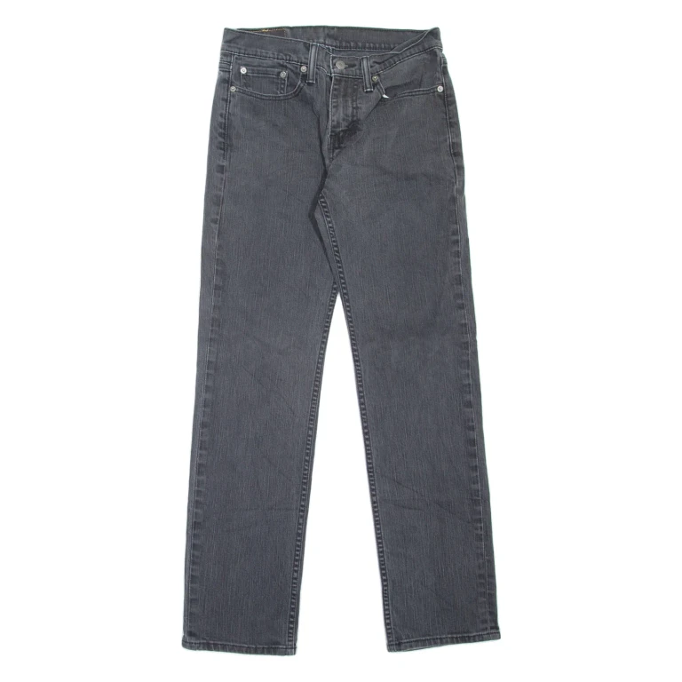 LEVI'S 514 Jeans Mens Grey Slim Straight W29 L32