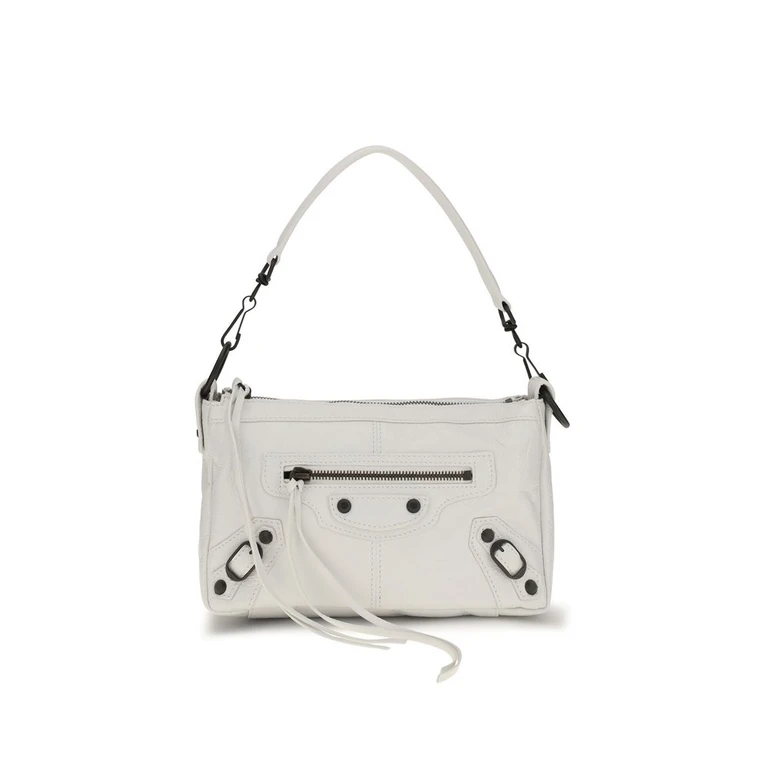 Balenciaga White Lamb Ovis Aries Handbag Bag - Women
