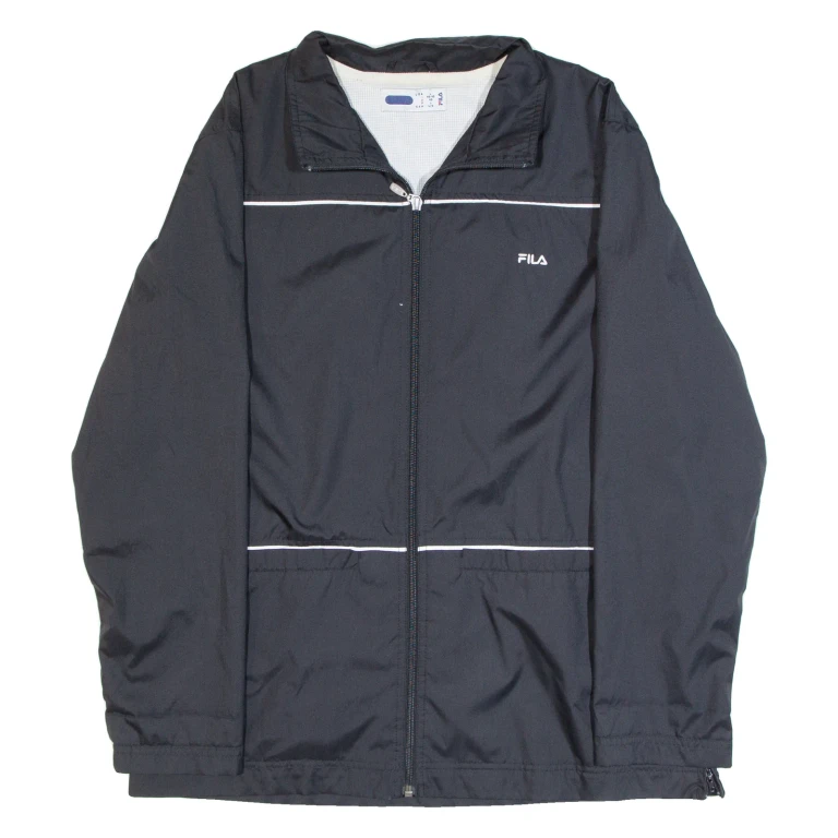 FILA Mens Track Jacket Black L