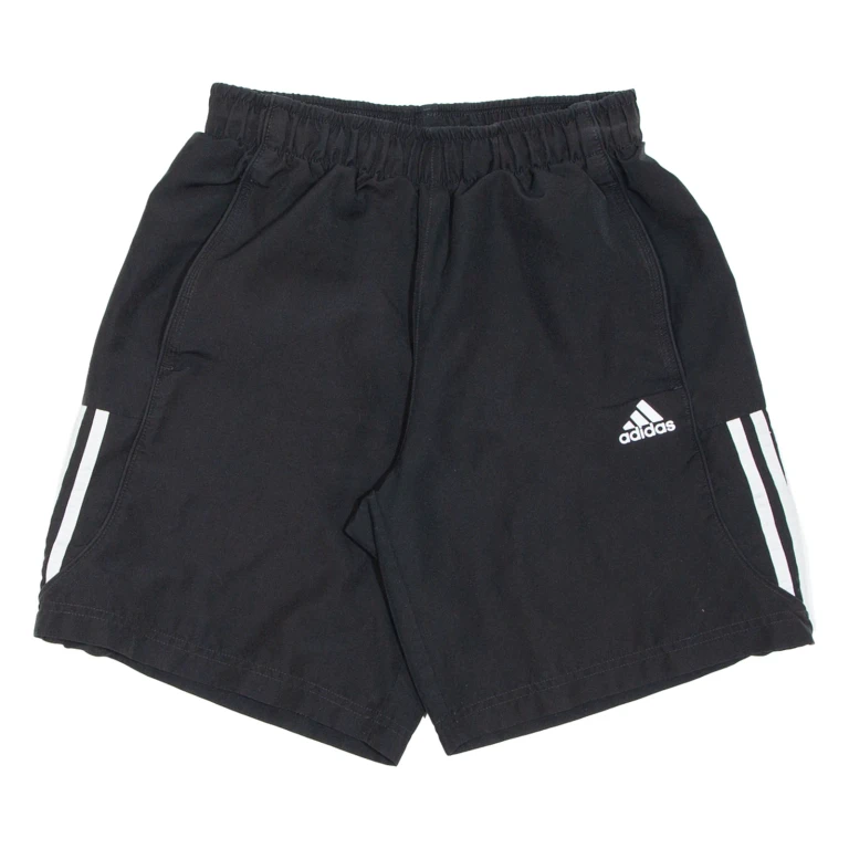 ADIDAS Mesh Lining Mens Swimming Shorts Black Relaxed S W24