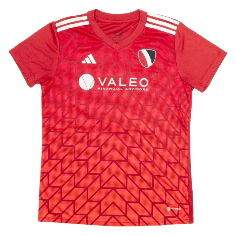ADIDAS Cheltenham Town Mens Football Shirt Jersey Red USA V-Neck M
