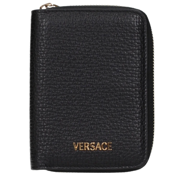 Black Leather Wallet - Men