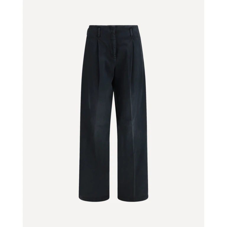 GOLDEN GOOSE Cotton denim Trousers Female 38