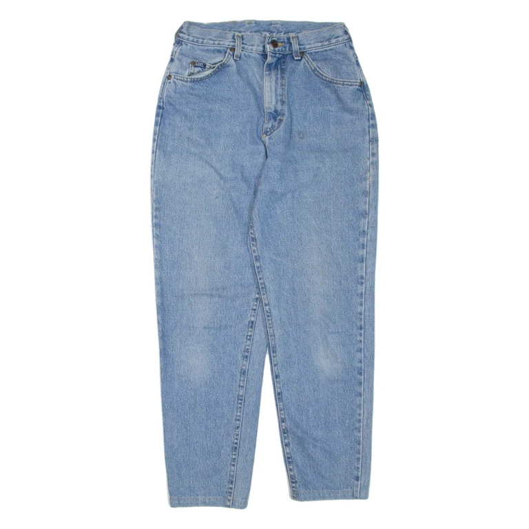 LEE Womens Jeans Blue Regular Tapered W28 L28