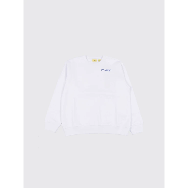 OFF-WHITE KIDS Sweater Kids color White (OBBA001S26FLE004100)