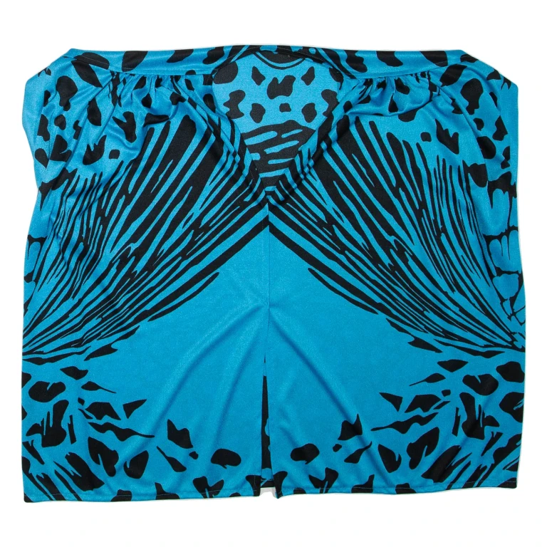 Womens Printed Blouse Blue Spotted L