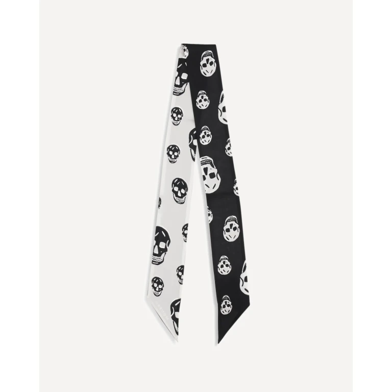 ALEXANDER McQUEEN Pañuelo de lazo Skull
