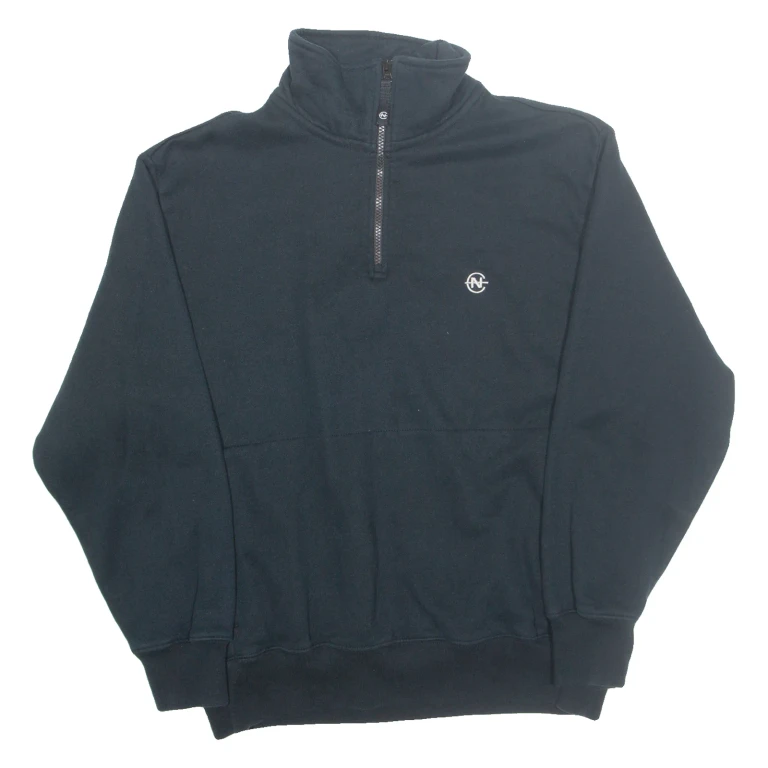 NAUTICA Mens Sweatshirt Blue 1/4 Zip M