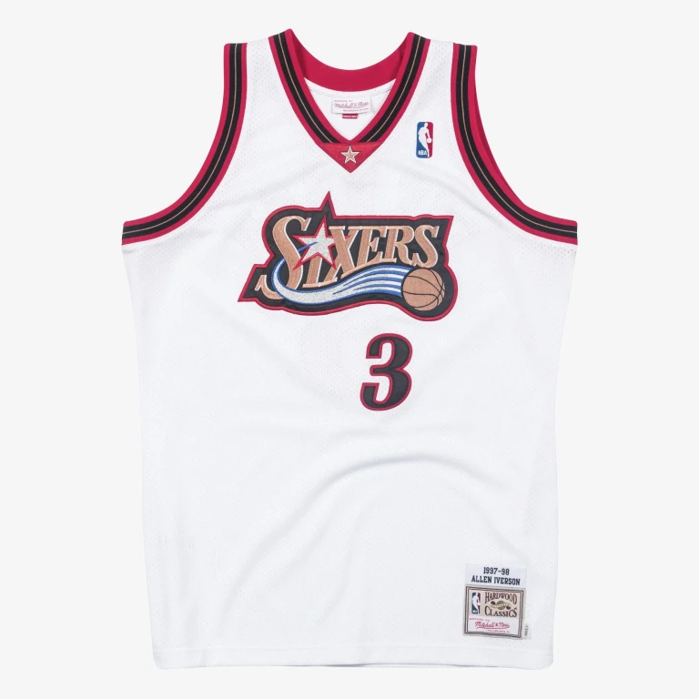 Men's NBA Authentic Jersey 76Ers 1997 Allen Iverson Jerseys