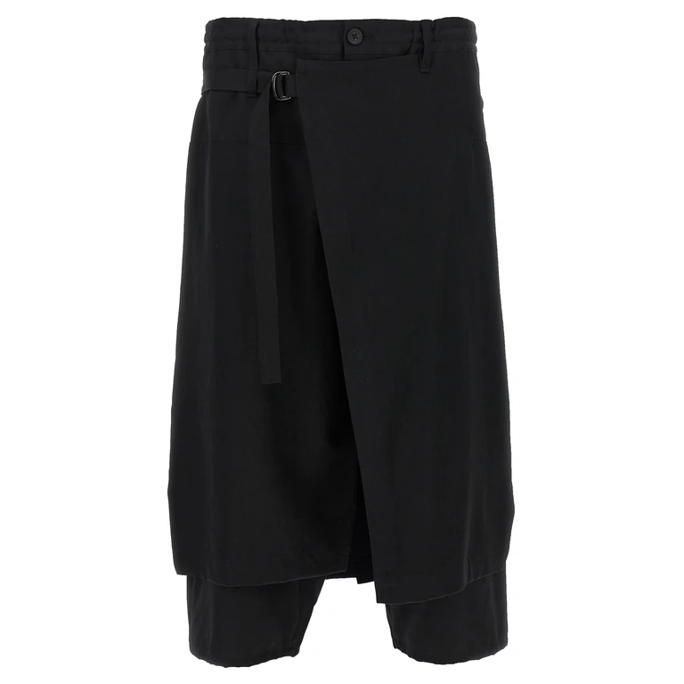 Yohji Yamamoto Black Wool Knee Length Clothing - Men