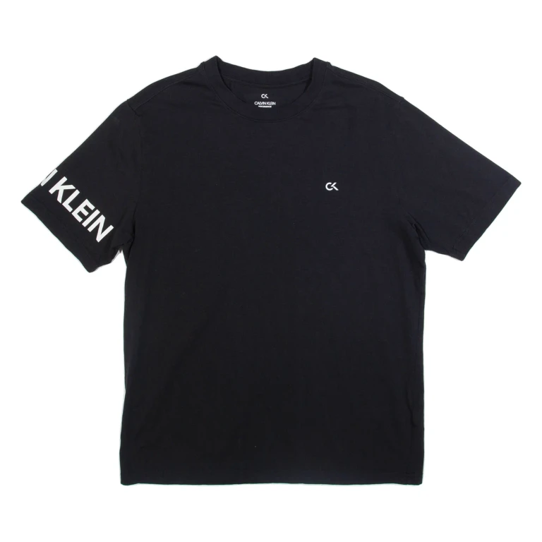 CALVIN KLEIN Performance Womens T-Shirt Black L