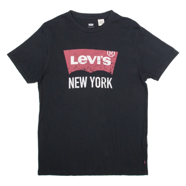 LEVI'S Mens T-Shirt Black M (NN1-200924-14900)