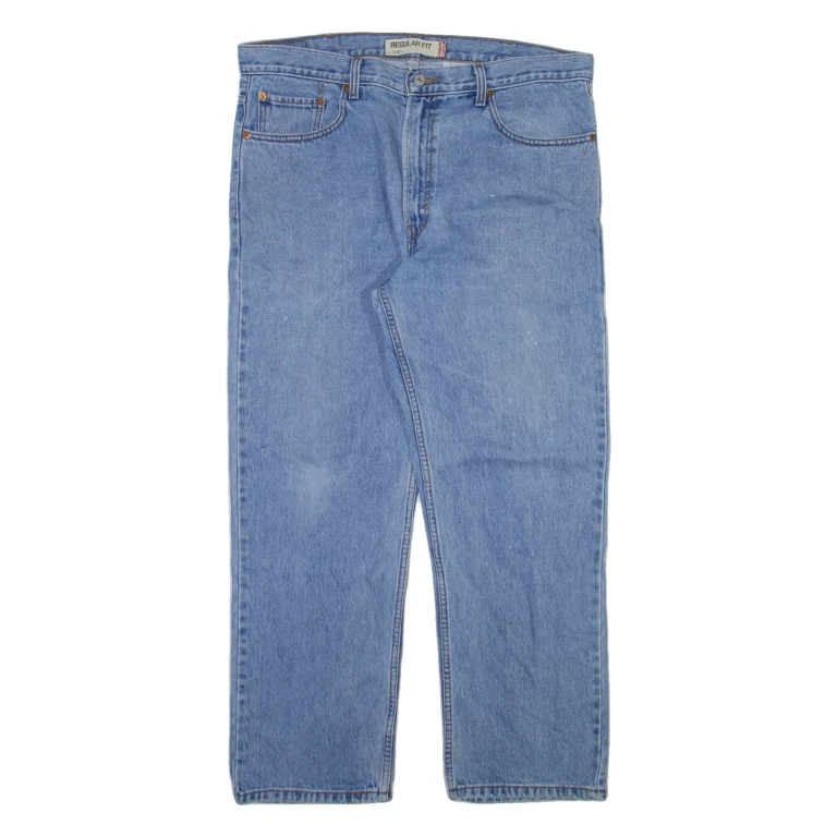LEVI'S 505 Jeans Mens Blue Regular Straight W38 L30