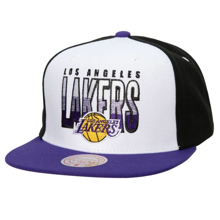 Men's NBA Billboard 2 Snapback Lakers White-Purple